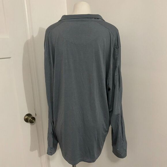 Jack Nicholson size XL Dusty Blue Long Sleeve Quarter Zip Golf Pullover - Picture 2 of 6